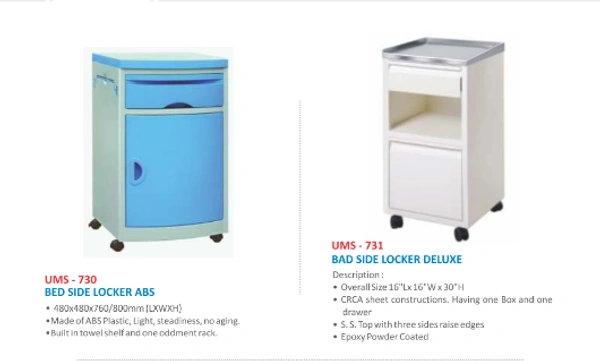 Uni Kajal Hospital Bed Side Furniture